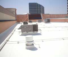 commercial roof coatings orange