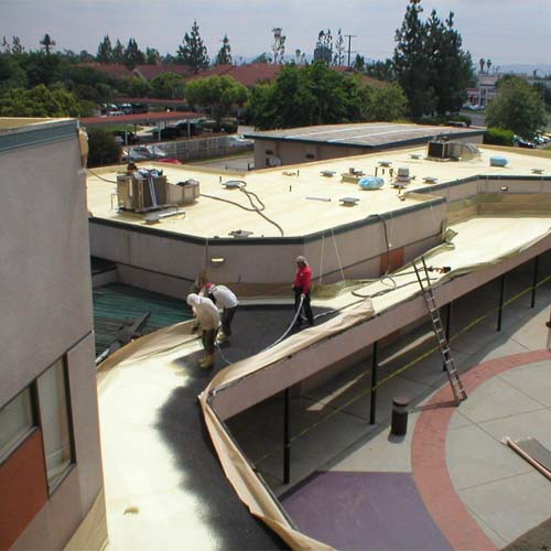 Commercial Roofing Contractor Systems - Polyurethane Foam