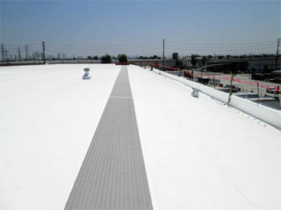 Single Ply Roofing - TPO - Vons Rooftop
