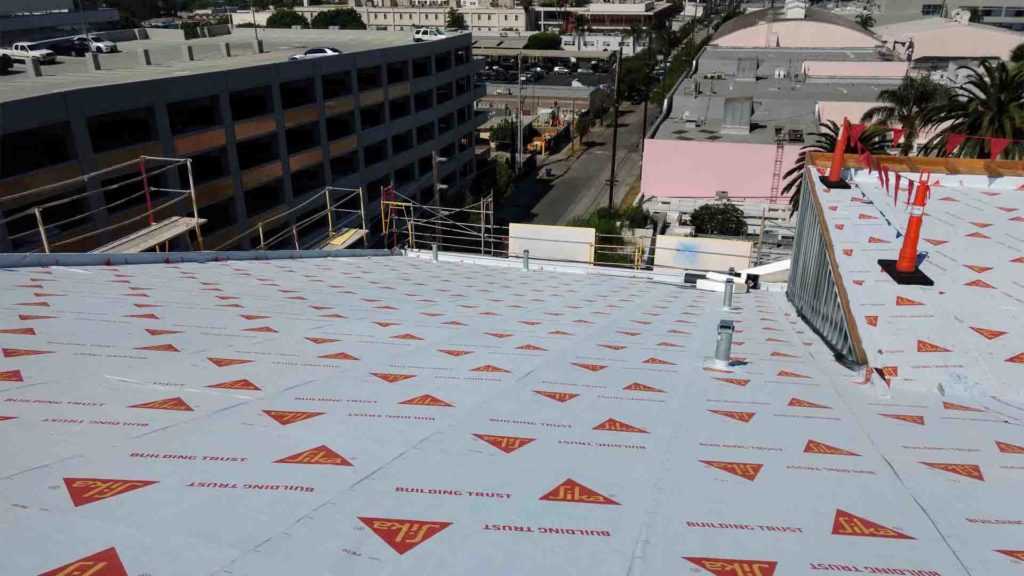 Commercial Roofing Project Sunset Vapor Barrier