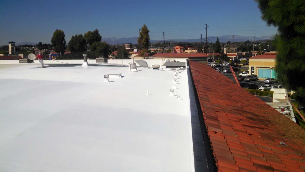 Commercial Re-Roofing Project Stone Roofing