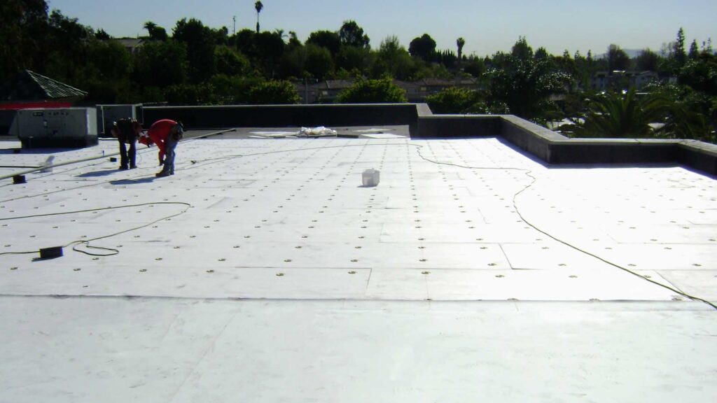 La Habra Single Ply TPO Commercial Re-Roofing