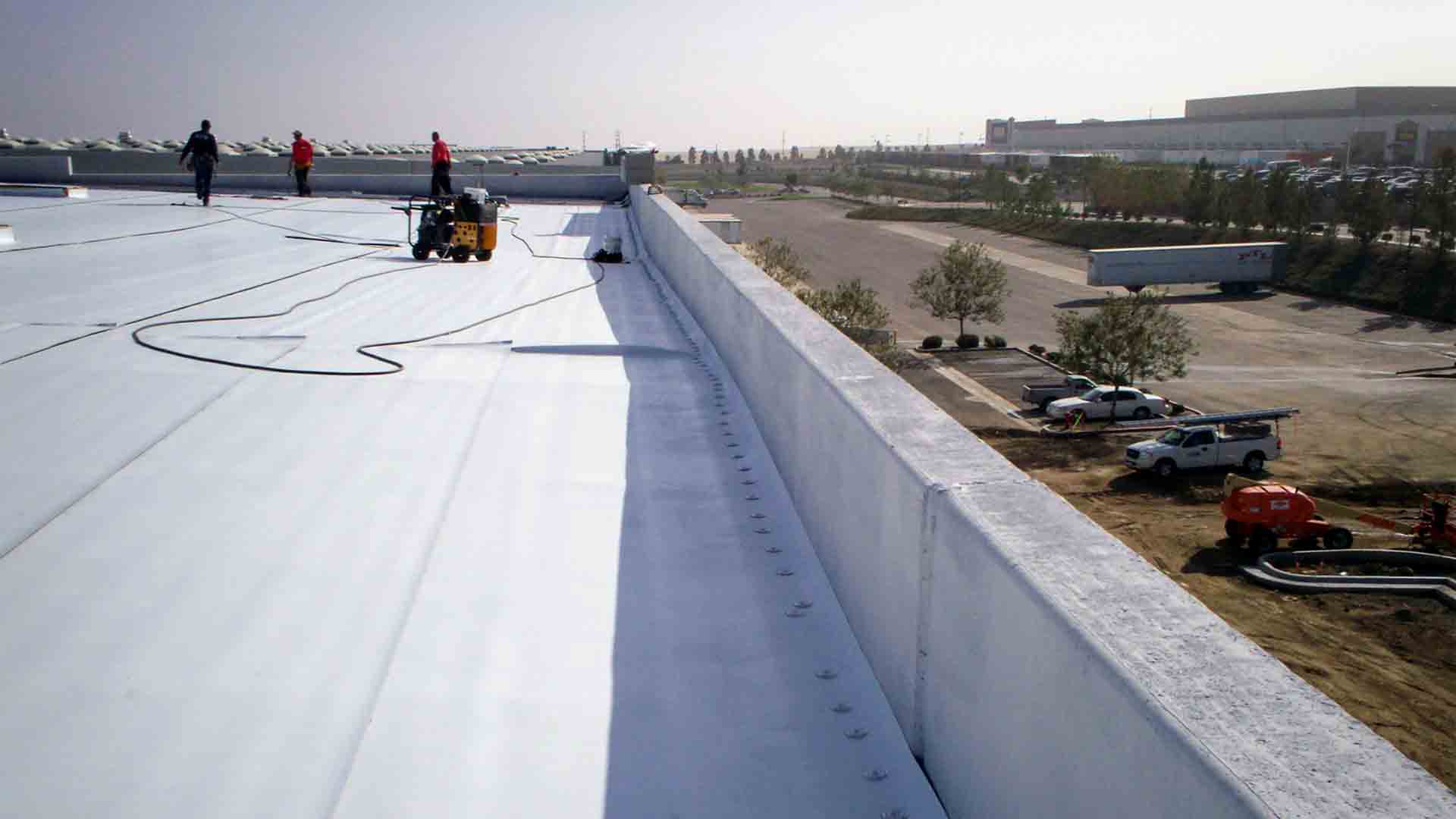 Tejon Ranch Warehouse | Single Ply TPO Roof | Stone Roofing