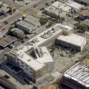 Santa Monica Commercial Roofing Aerial view