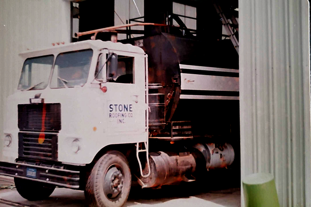 Stone Roofing History 1977 Asphalt Tanker