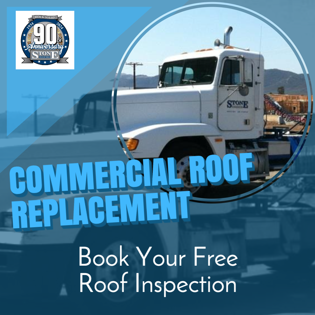 Stone Commercial Roof Replacement So Cal Roofers