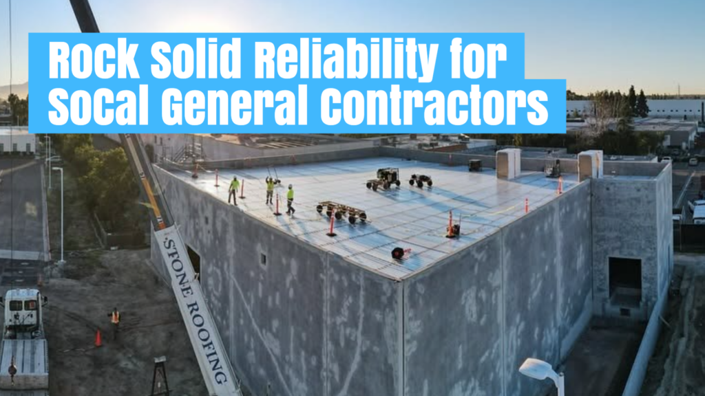SoCal General Commercial Roofing Contractors Stone